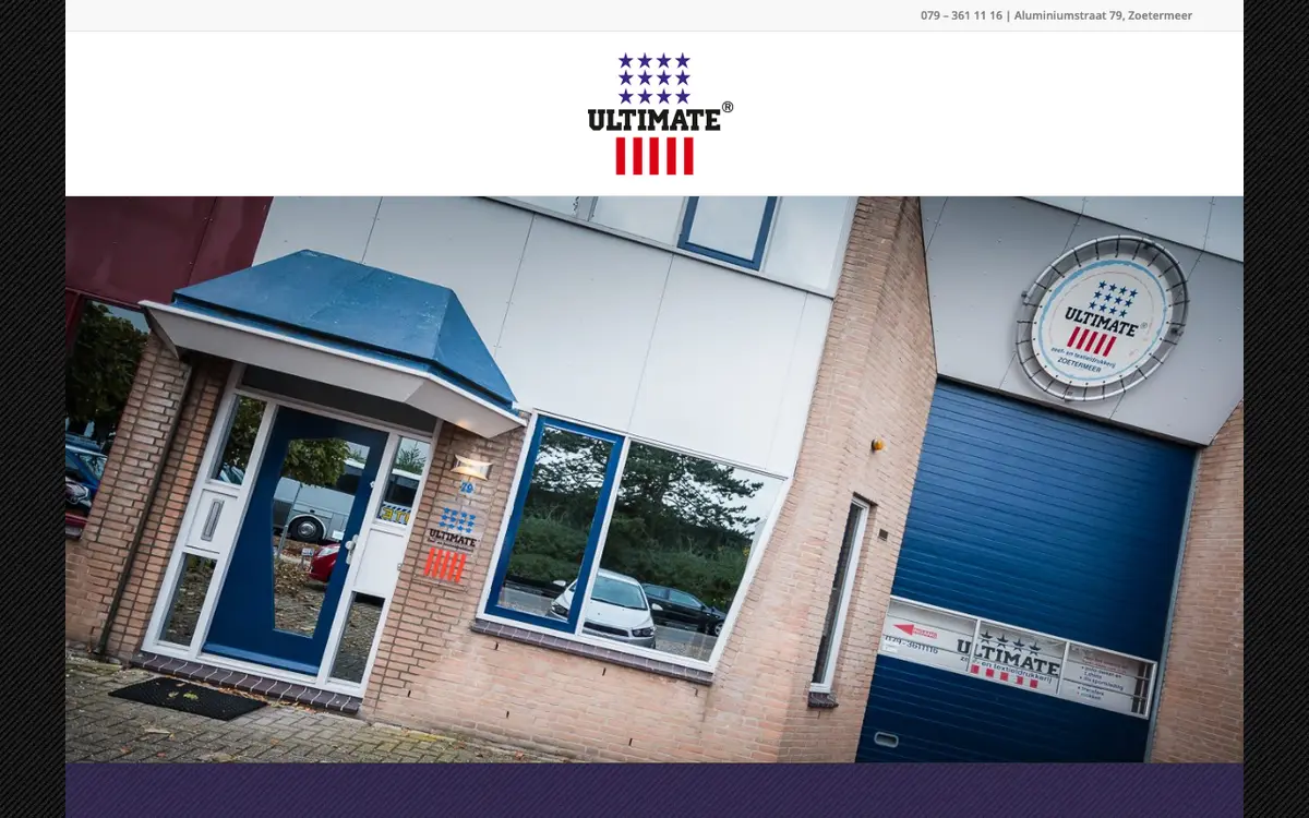 De website van Drukkerij Ultimate Zoetermeer