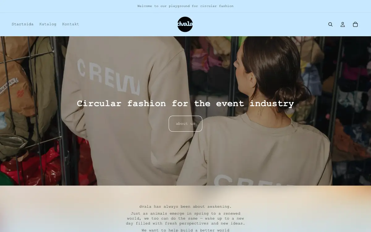 Dvala rent & reprint's website