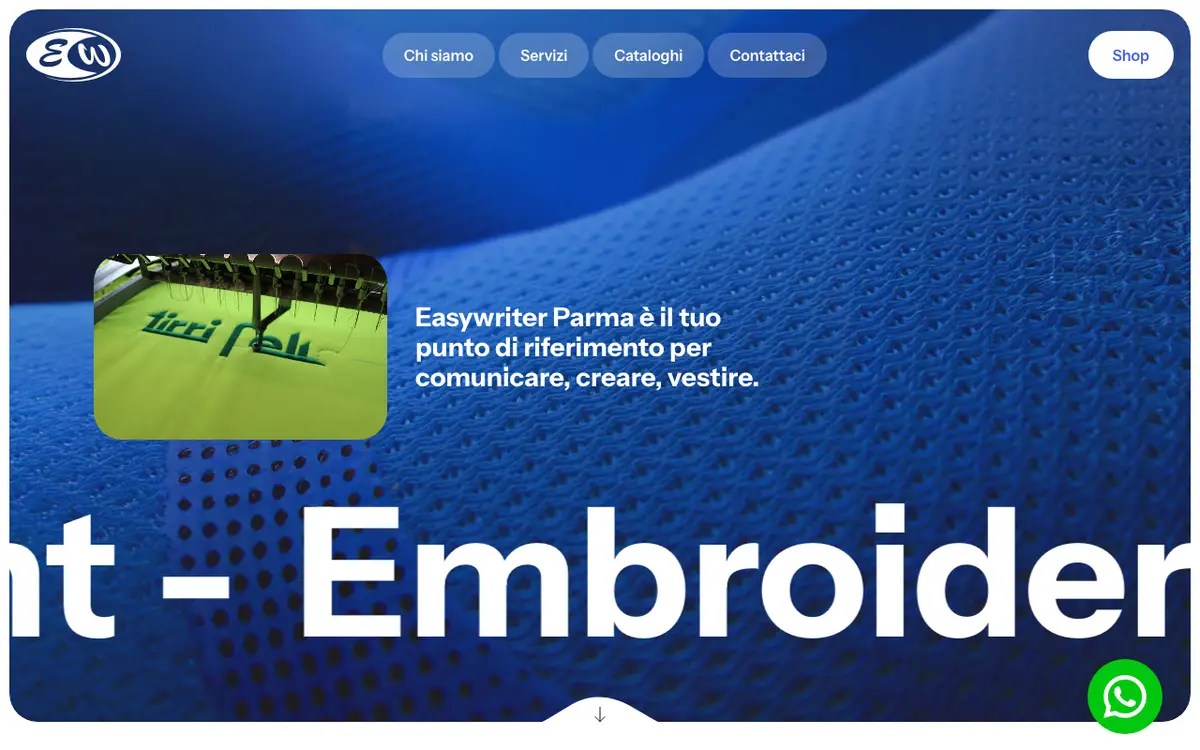 La web de Easy Writer Di De Sanctis Franco E C. S.A.S.