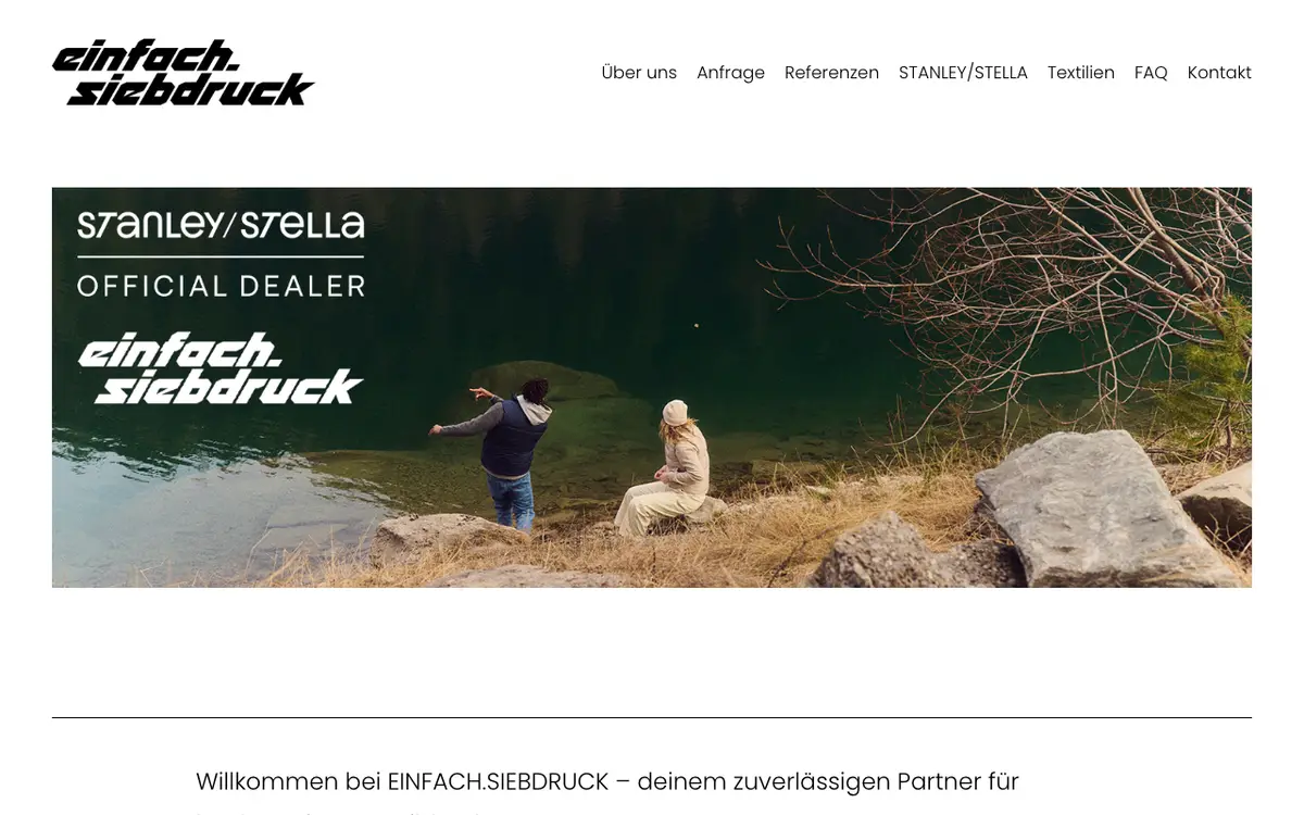EINFACH.SIEBDRUCK's website