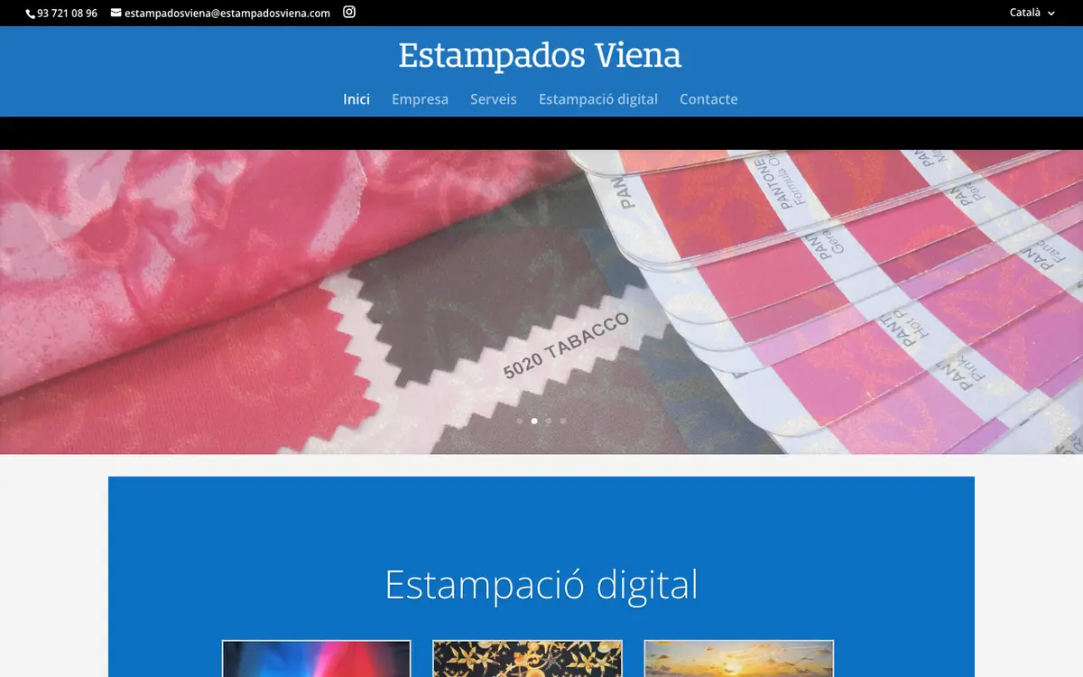 Le site de Estampados Viena