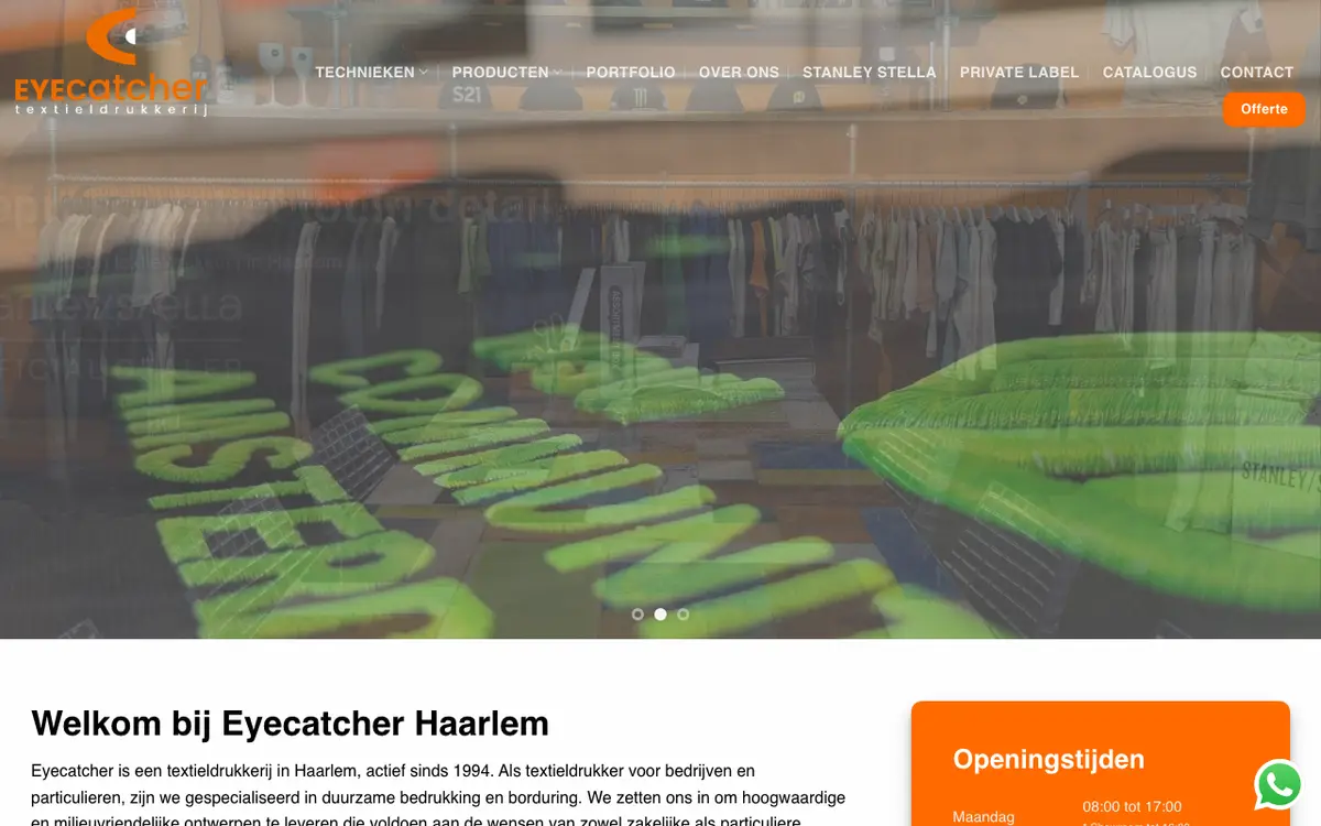 Le site de eyecatcher BV