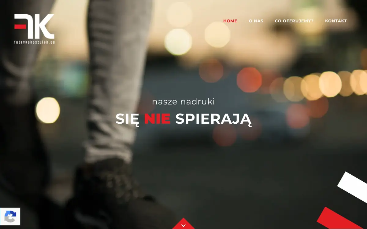 Le site de Fabryka Koszulek