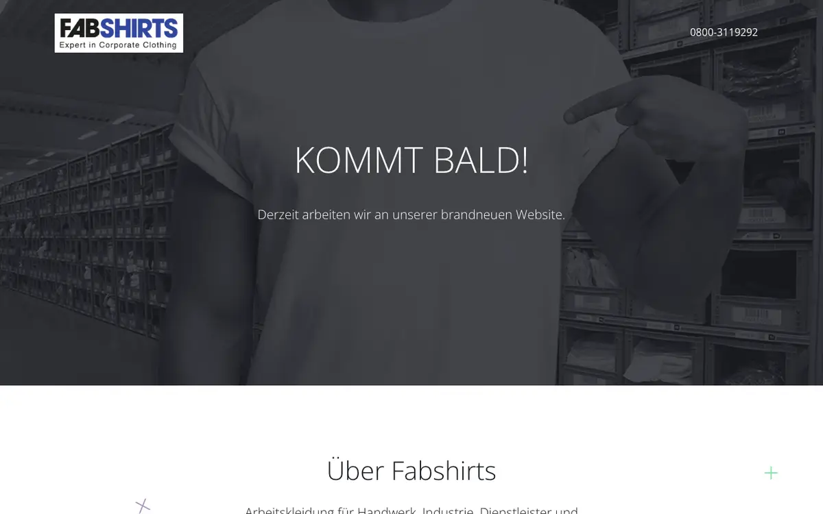 Fabshirts GMBH's website