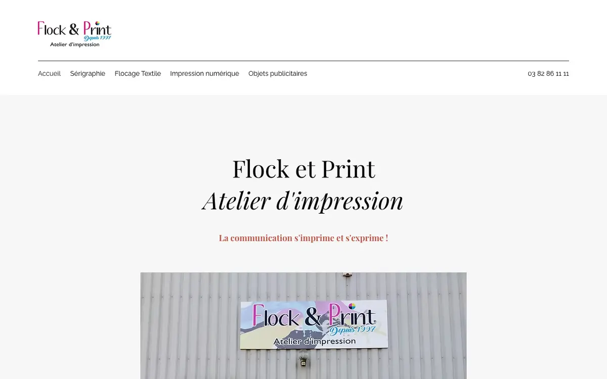 Webbplatsen för FLOCK ET PRINT