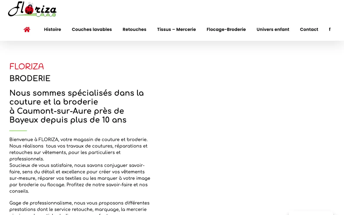 Floriza Couture's website