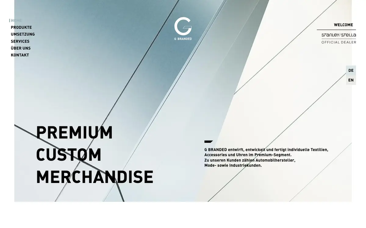 G Branded GmbH's website