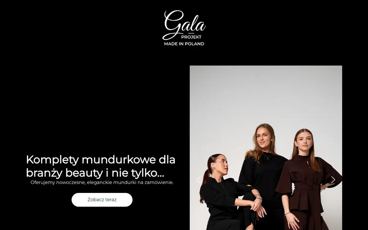 Le site de Gala Projekt