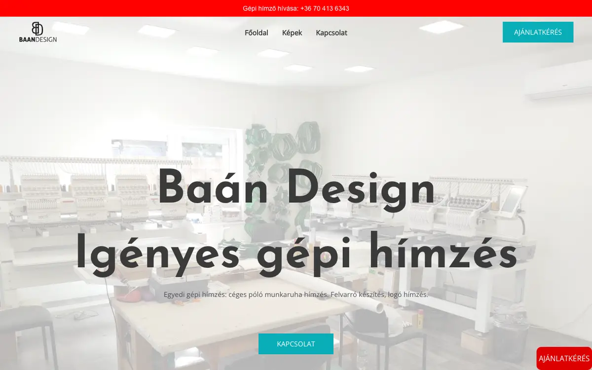 Gépi hímzés - Baan-Design Bt.'s website