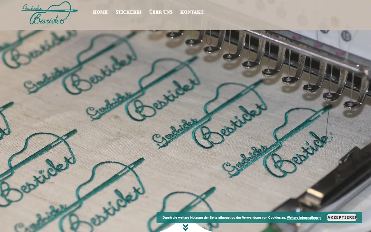 Le site de Geschickt Bestickt