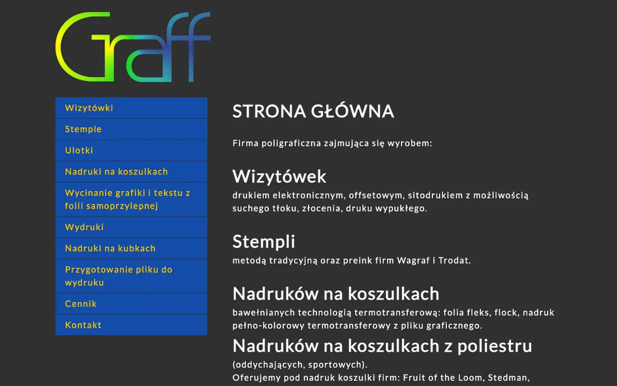 Le site de Graf. Falak K.
