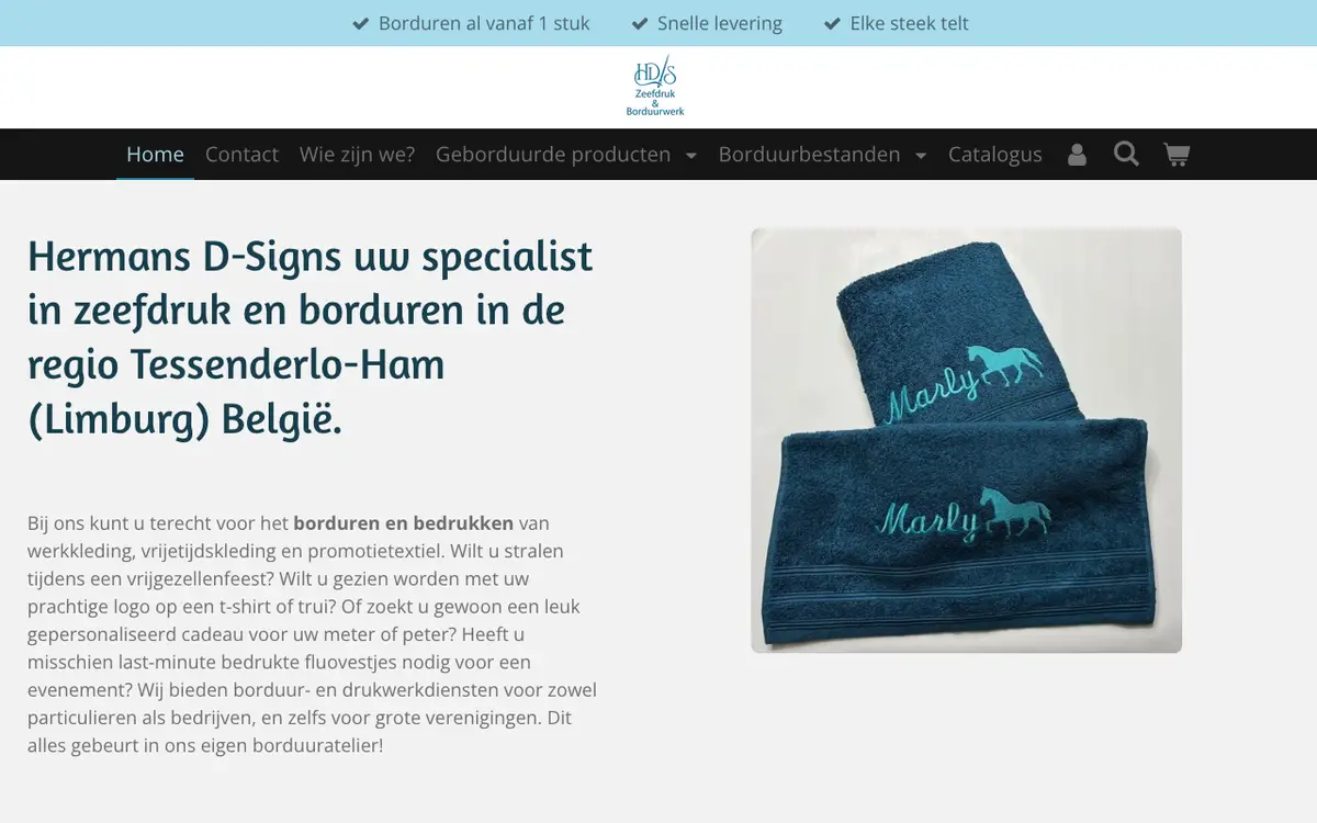 De website van Hermans D-Signs