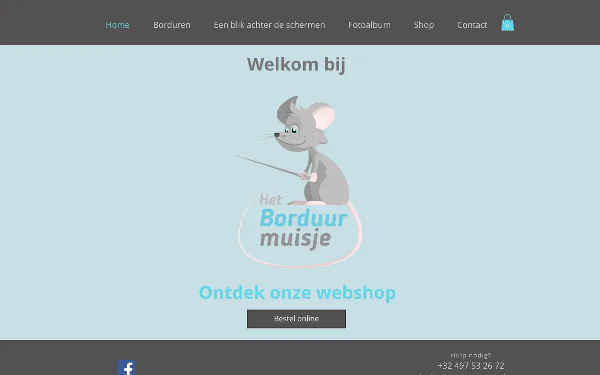Le site de Het Borduurmuisje
