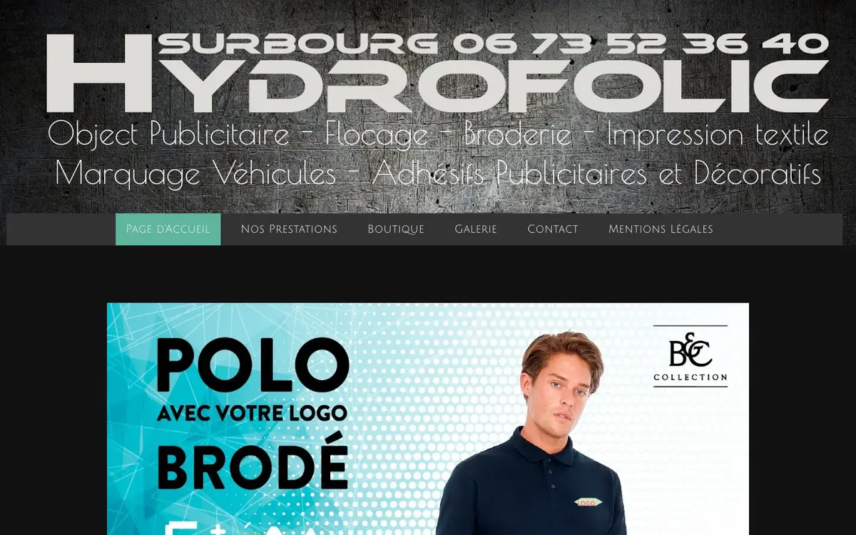 Le site de HYDROFOLIC Marquage
