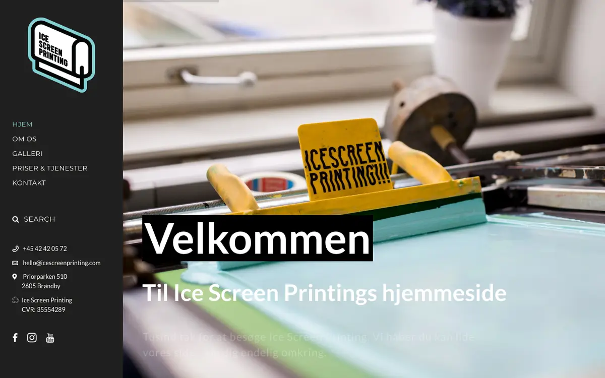 Le site de Ice Screen Printing