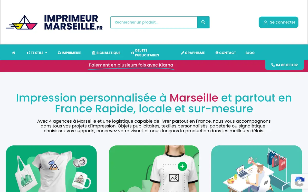 Le site de Imprimeur Marseille 7ème