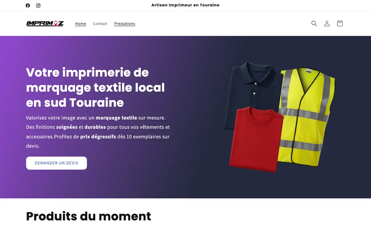 Le site de Imprimoz (Sur Rendez-vous)