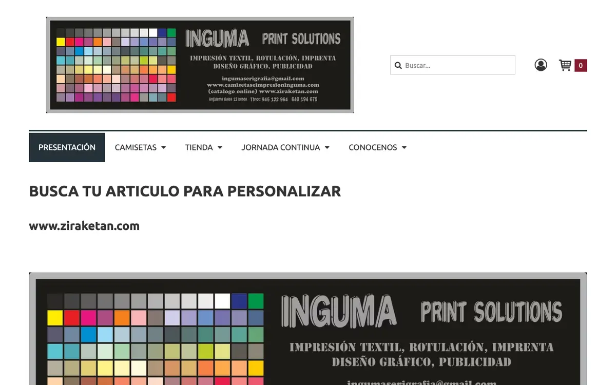 Inguma denda's website