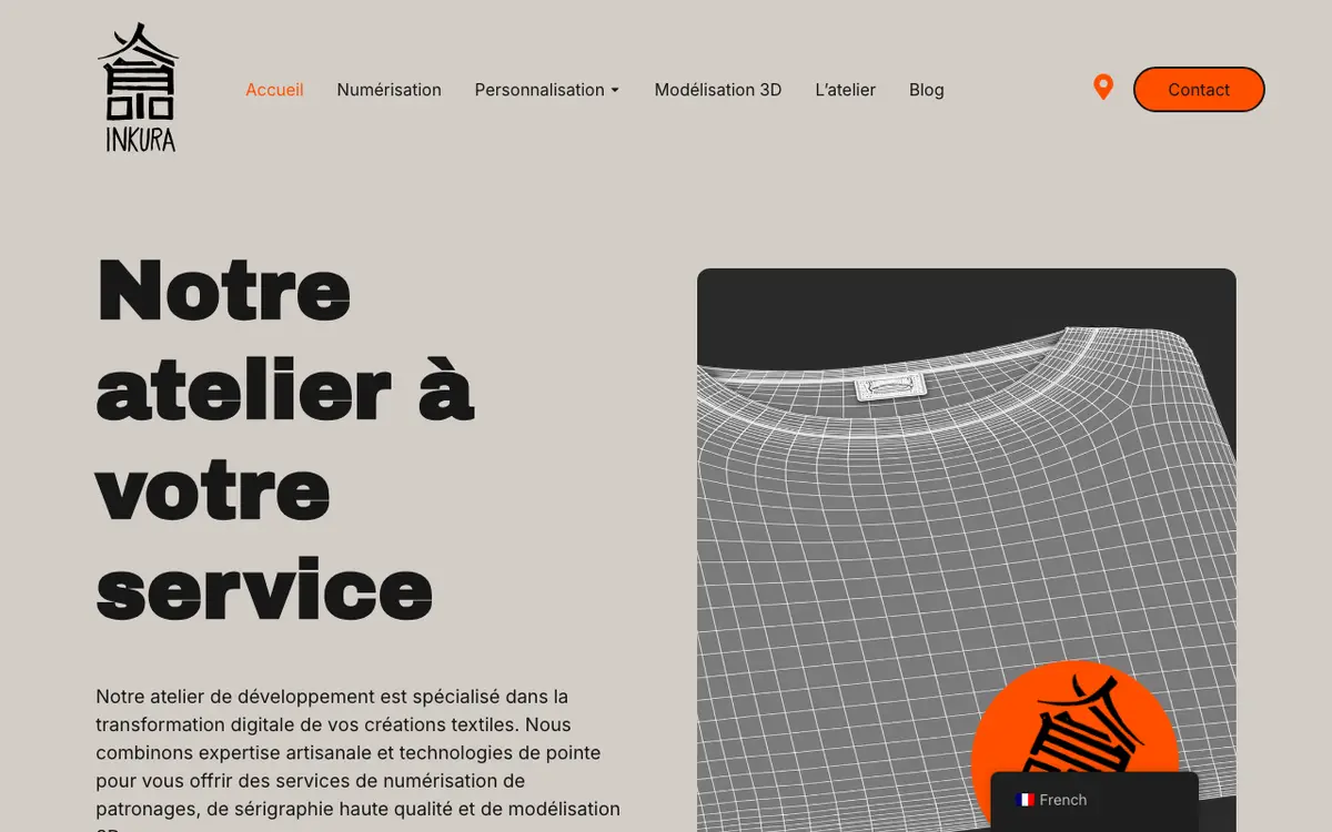 Inkura's website