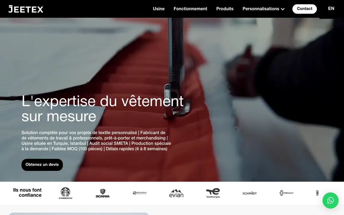 Le site de JEETEX
