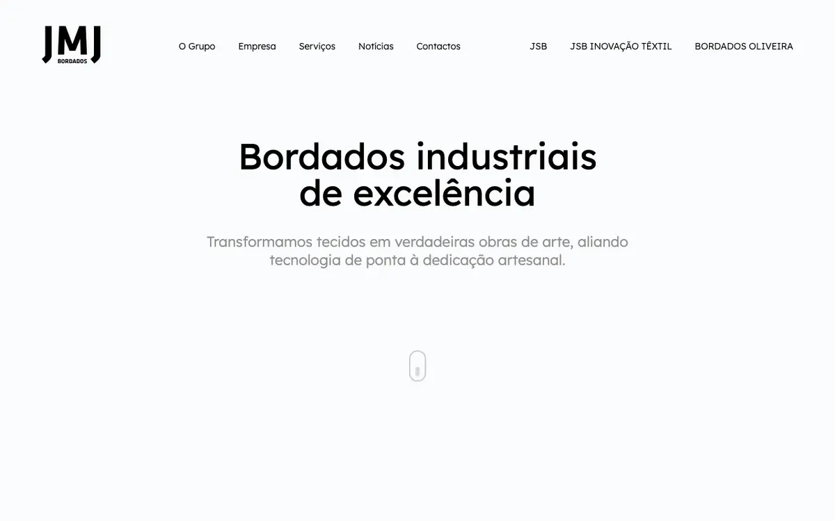 O site de JMJ Bordados
