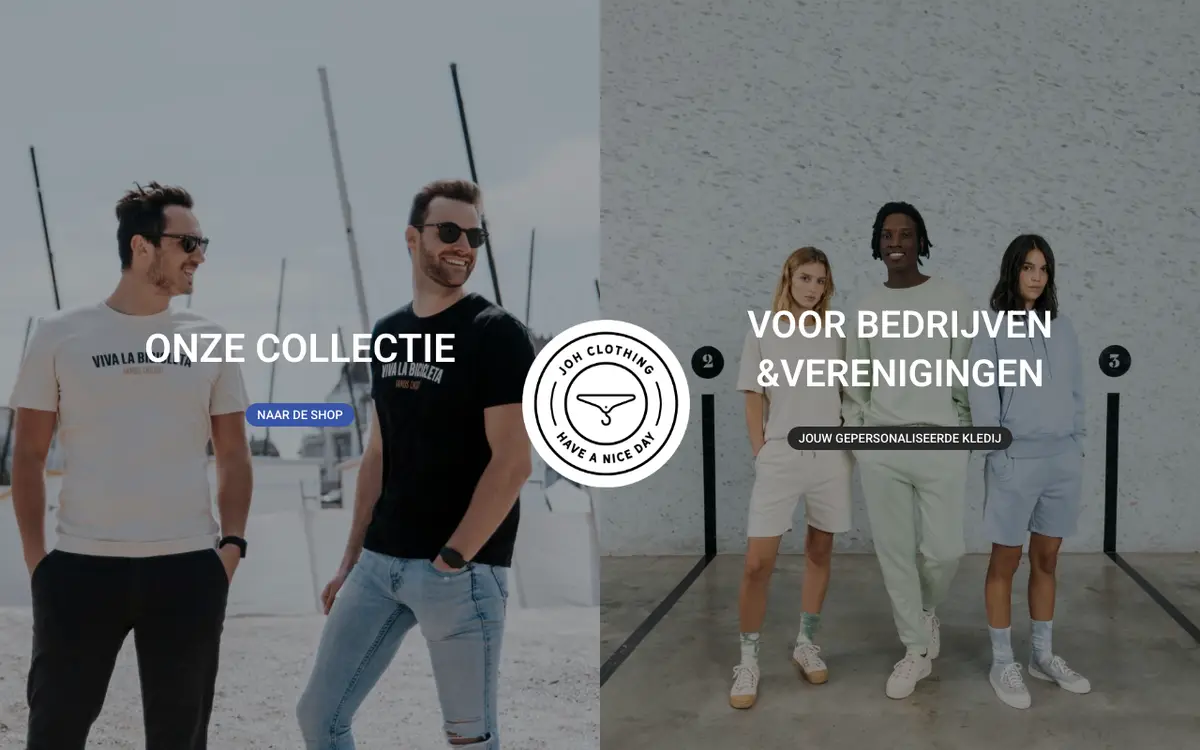 Joh Clothing Bv's website