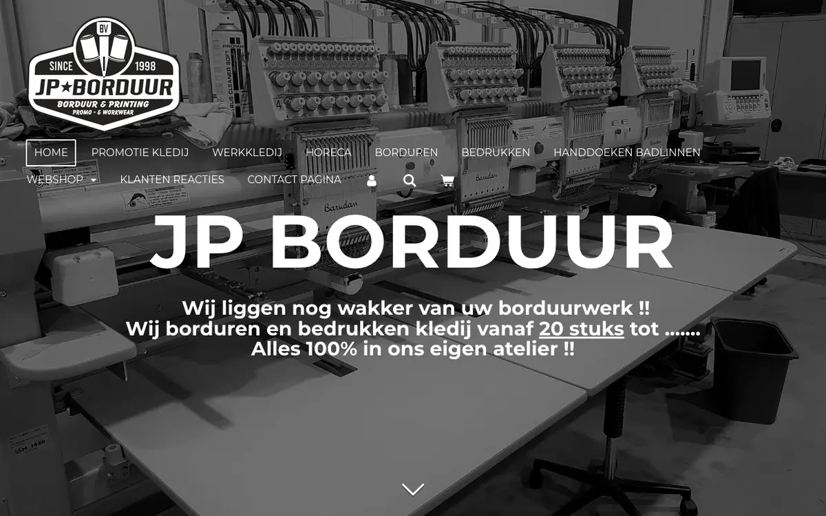 Le site de JP Embroidery - Marlu bvba