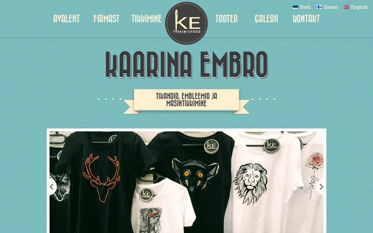 Le site de Kaarina Embro OÜ