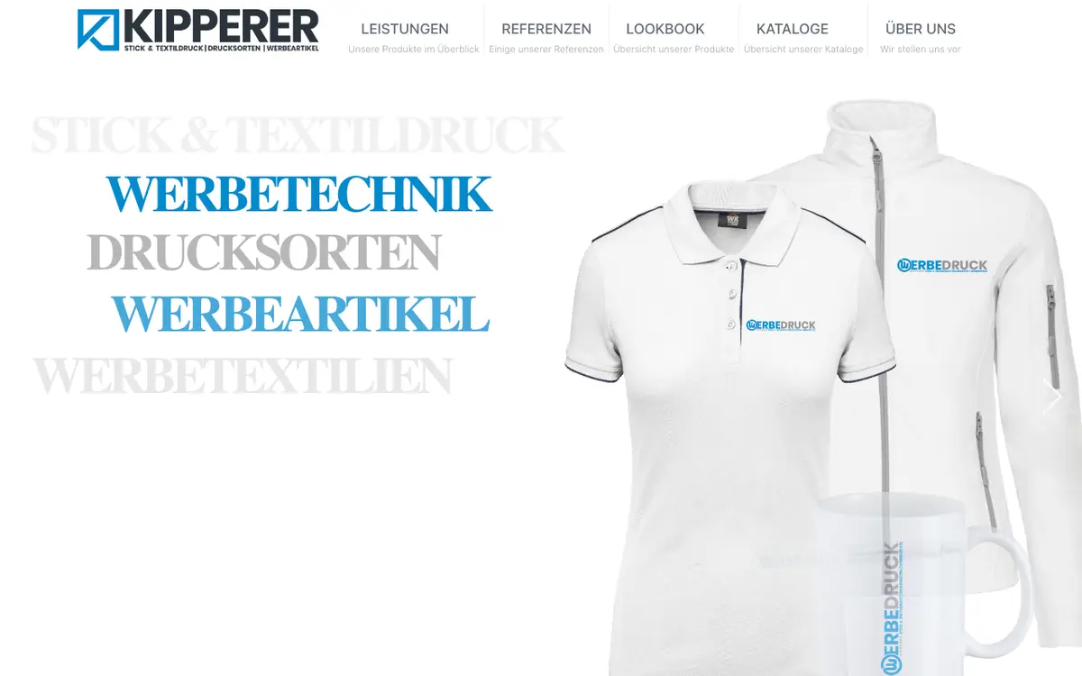 KiPPERER WERBEDRUCK's website