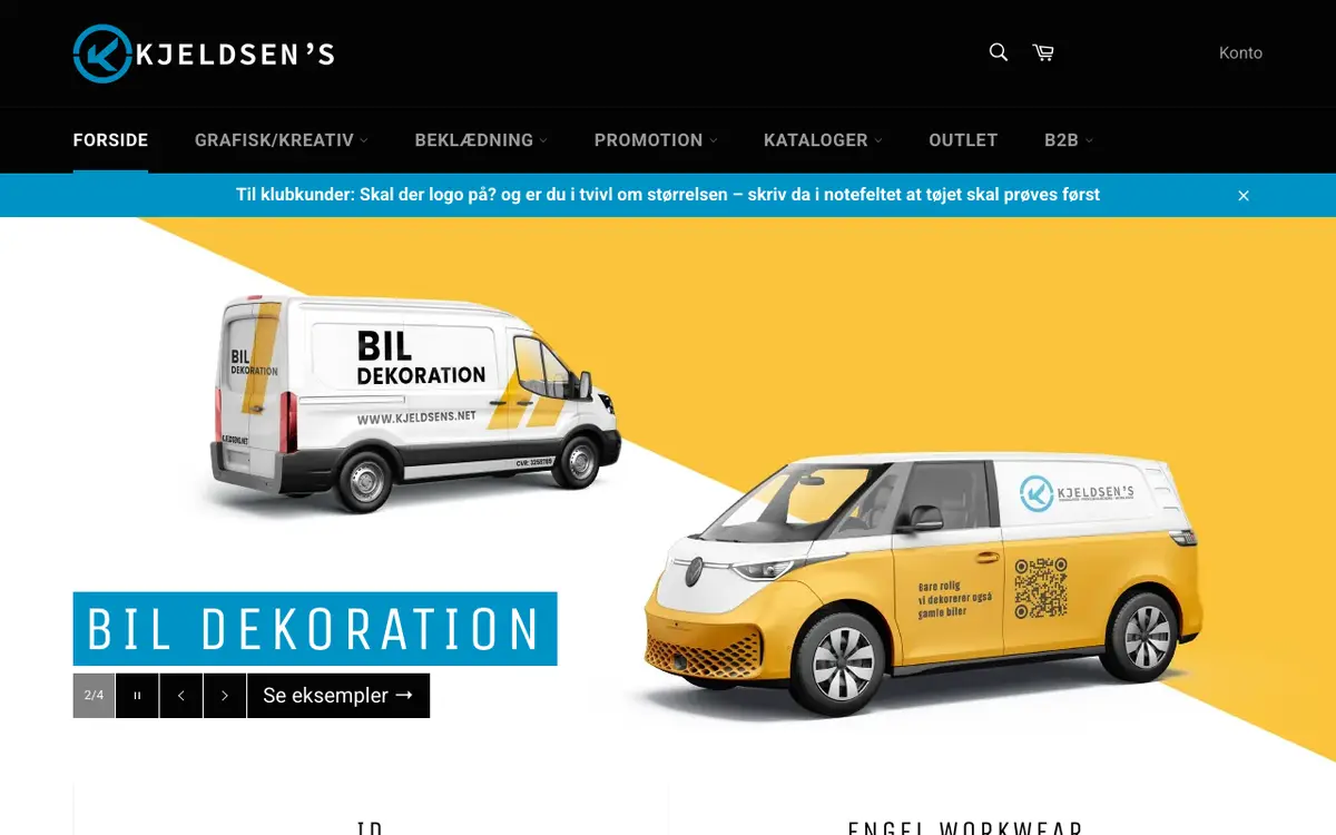Le site de Kjeldsen's