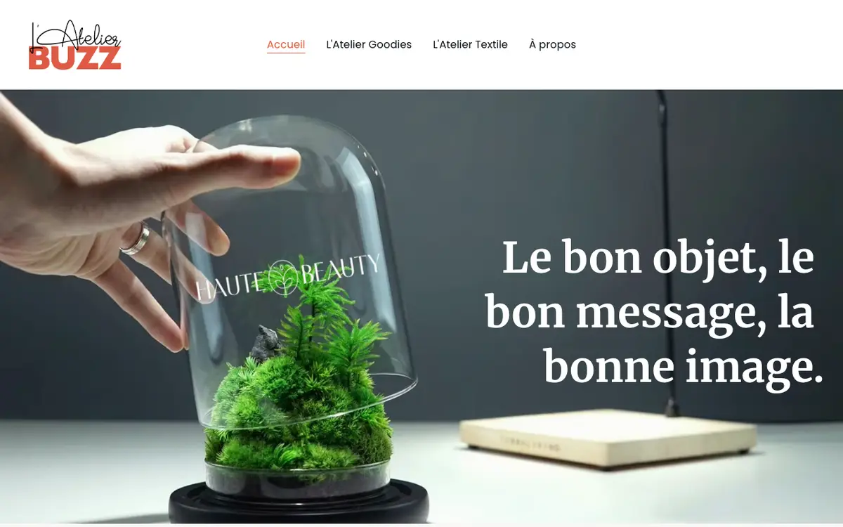 L'Atelier Buzz's website