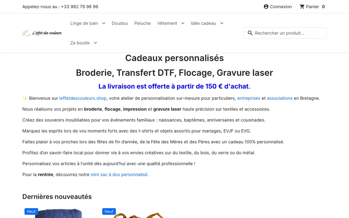 L'effet des couleurs's website