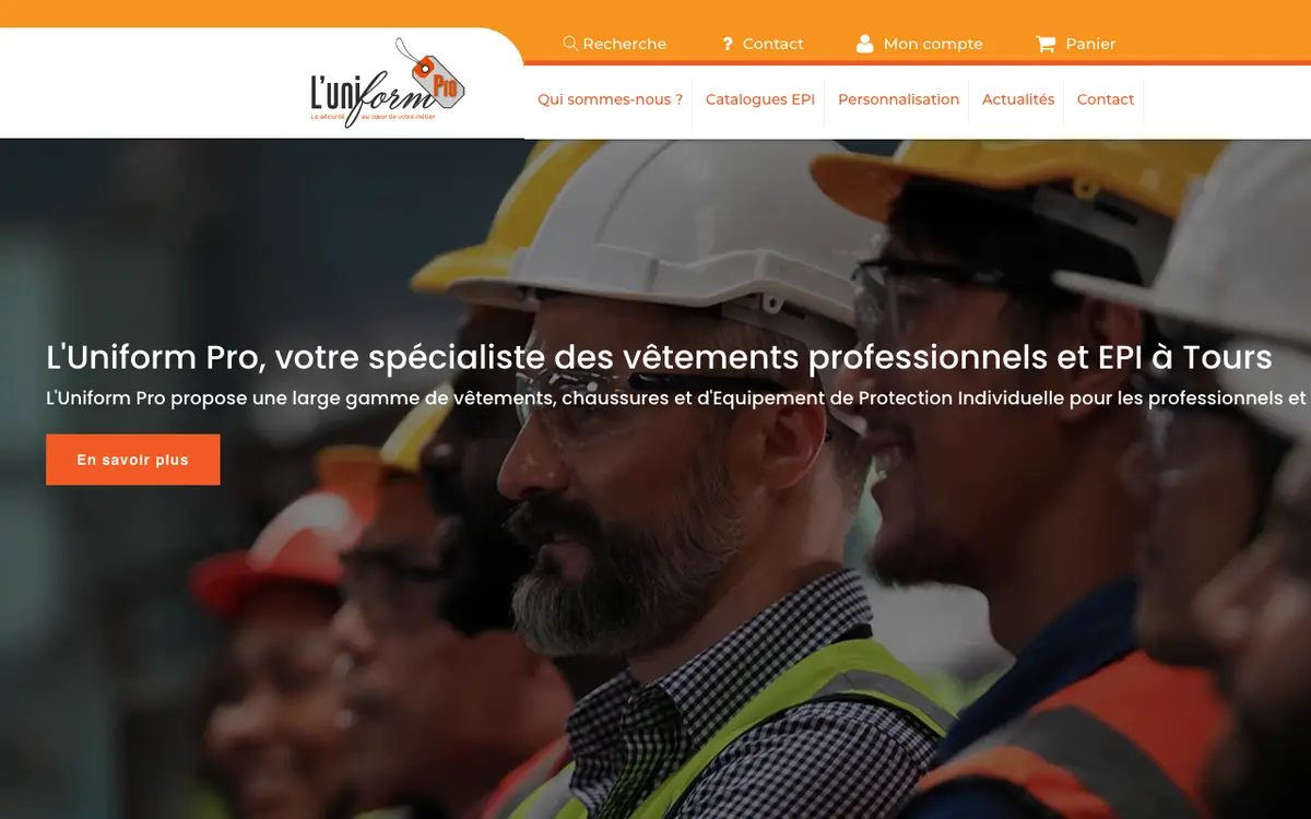Le site de L'Uniform Pro
