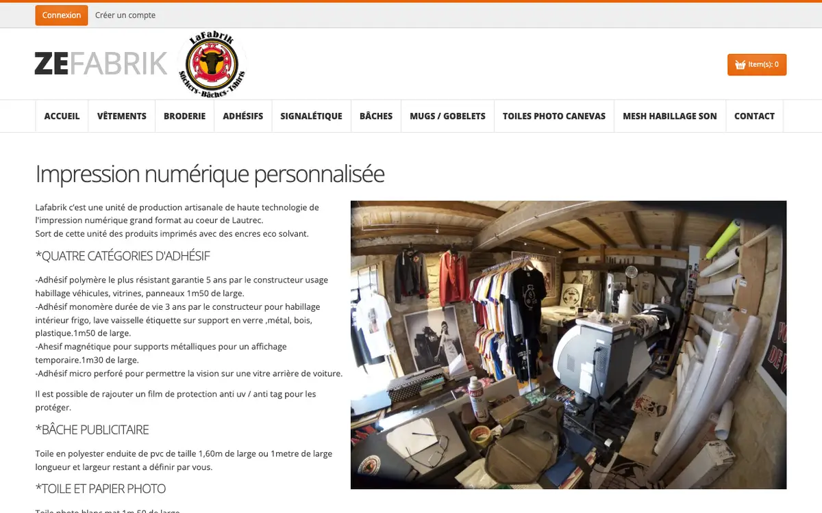Le site de La Fabrik