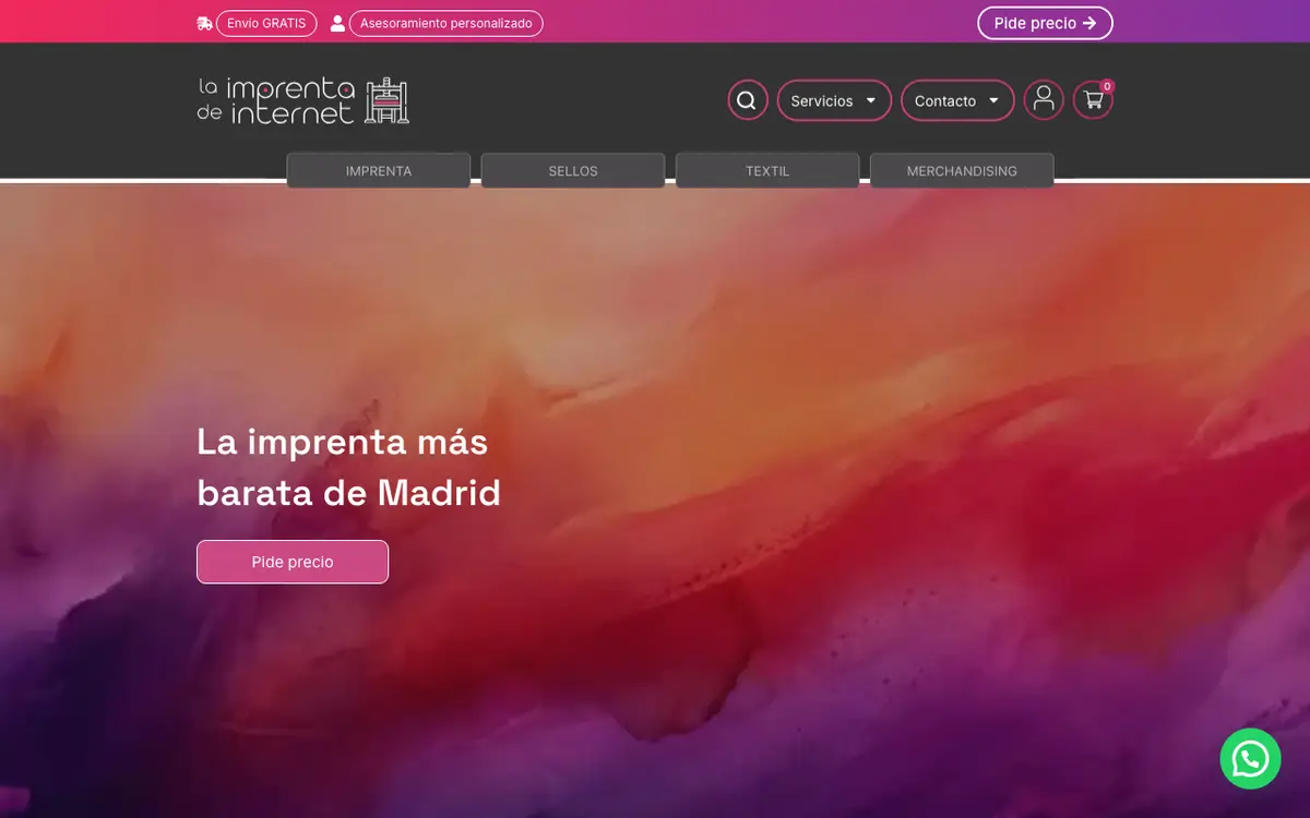 Le site de La IMPRENTA de Internet