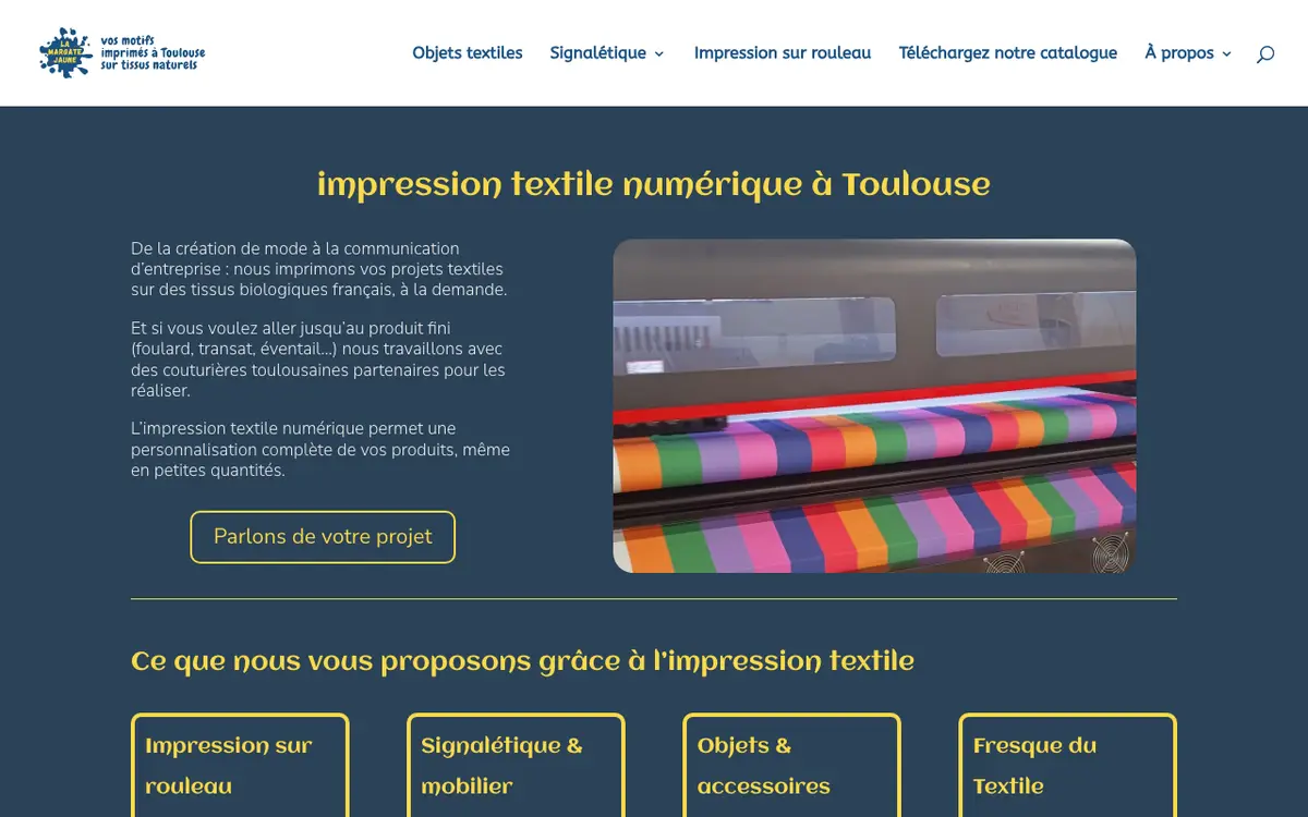 Le site de la margate jaune