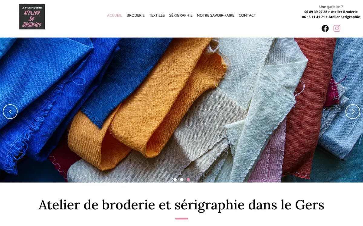 La pink piqueuse's website