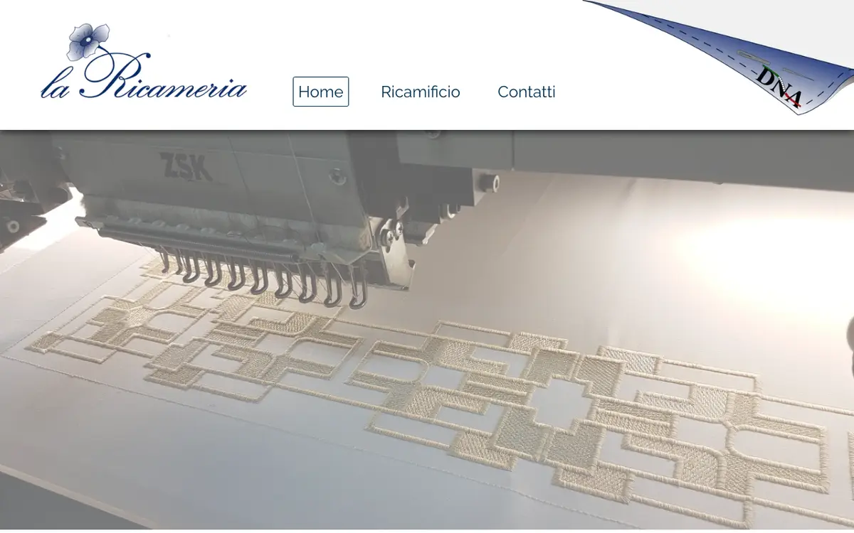 La Ricameria's website