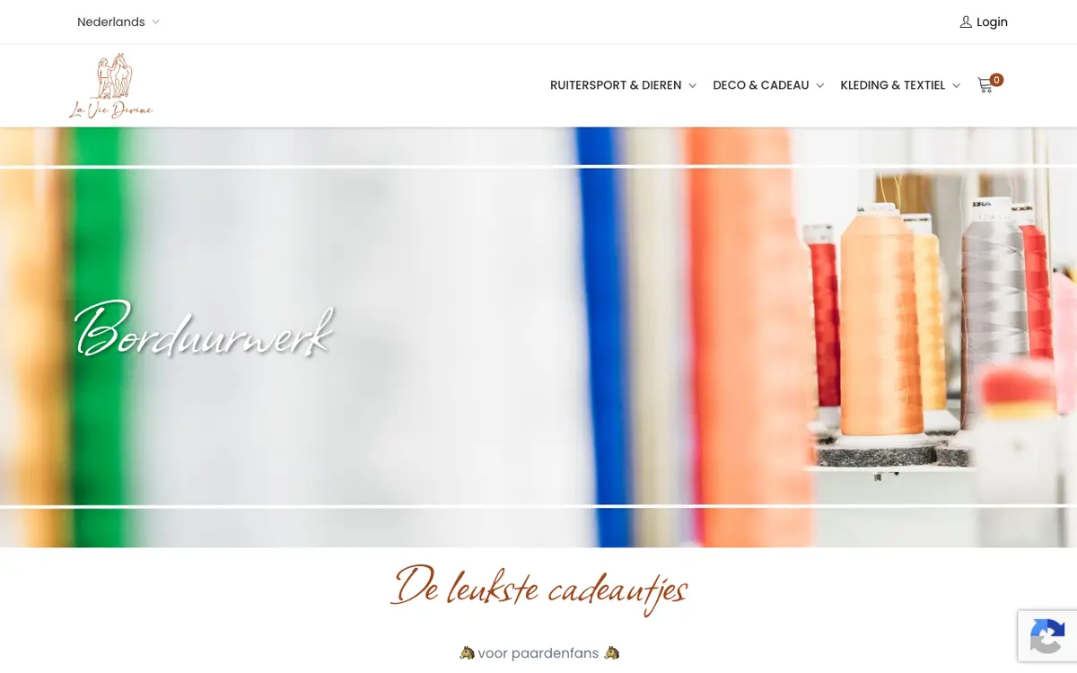 La Vie Divine's website