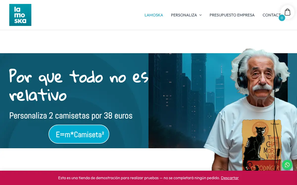 Le site de LAMOSKA serigrafía