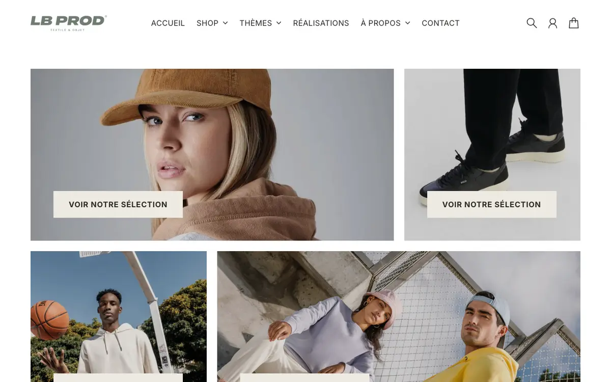 Le site de LB PROD - Impression Textile