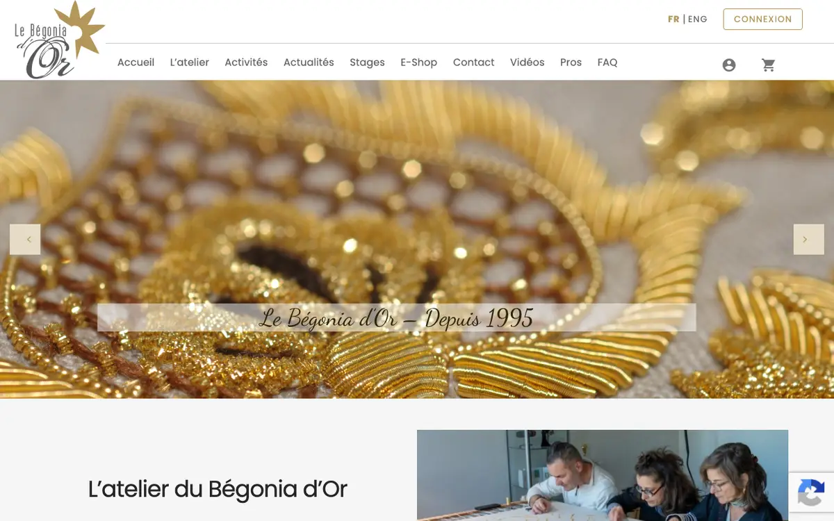 Le site de LE BEGONIA D'OR
