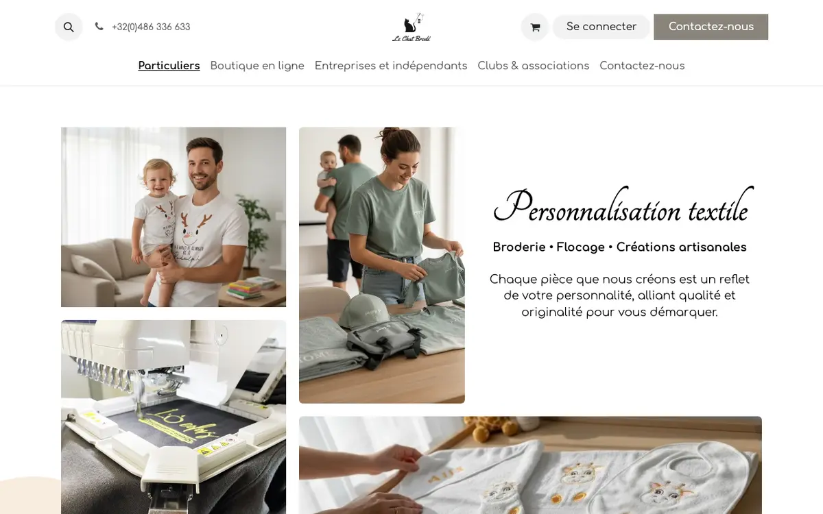Le Chat Brodé's website