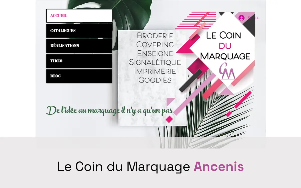 Le site de LE COIN DU MARQUAGE