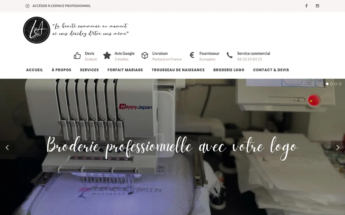 Lemaitre Atelier's website