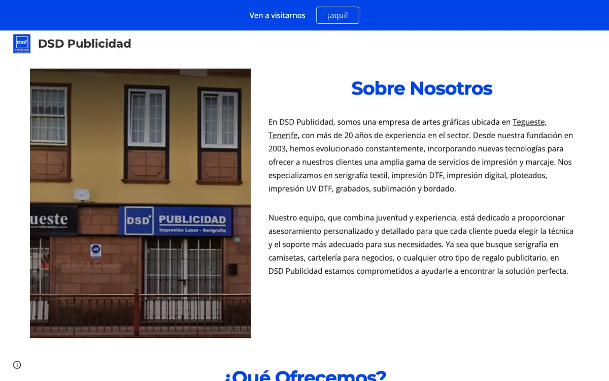 KreativS Stickservice's website