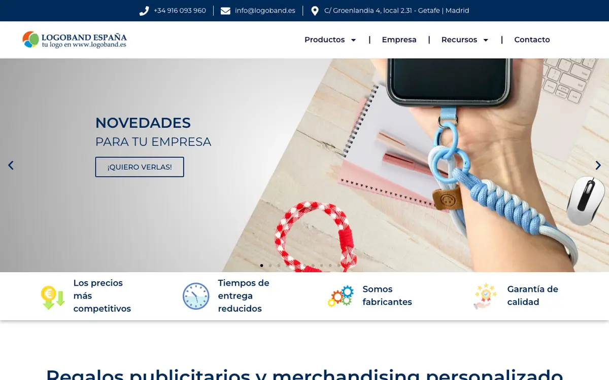 Le site de Logoband España