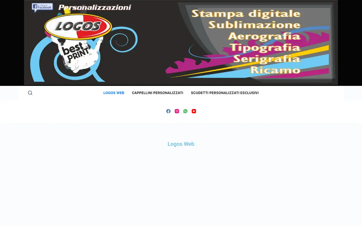 Logos Personalizzazioni's website