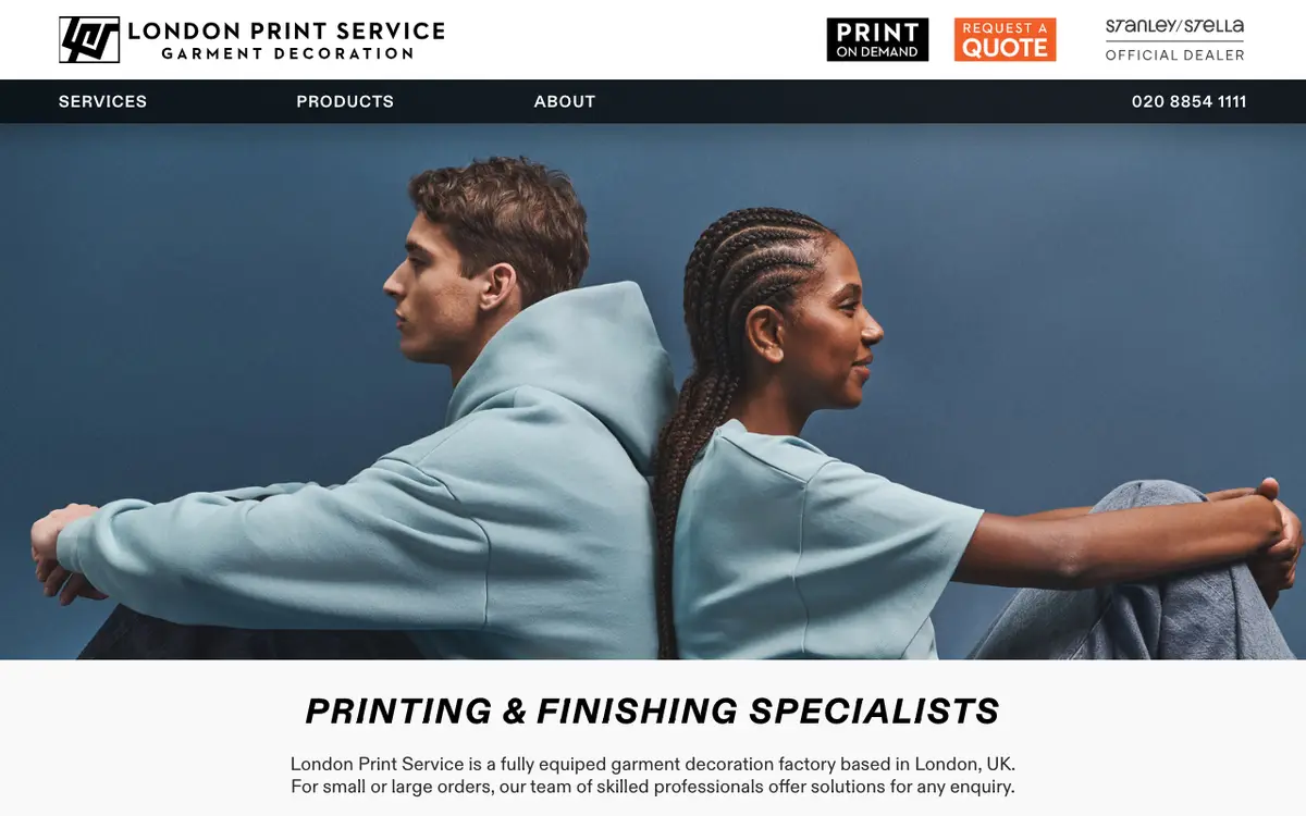 Le site de London Print Service