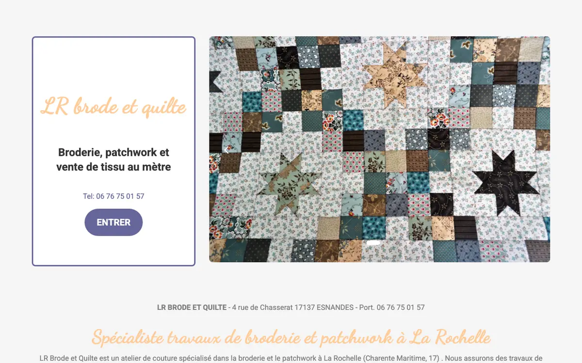 Lr brode et quilte's website